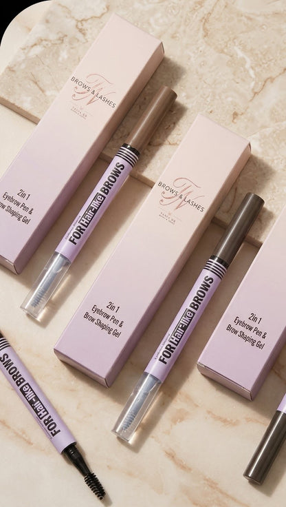 Eyebrow Pen & Gel (2 in 1)