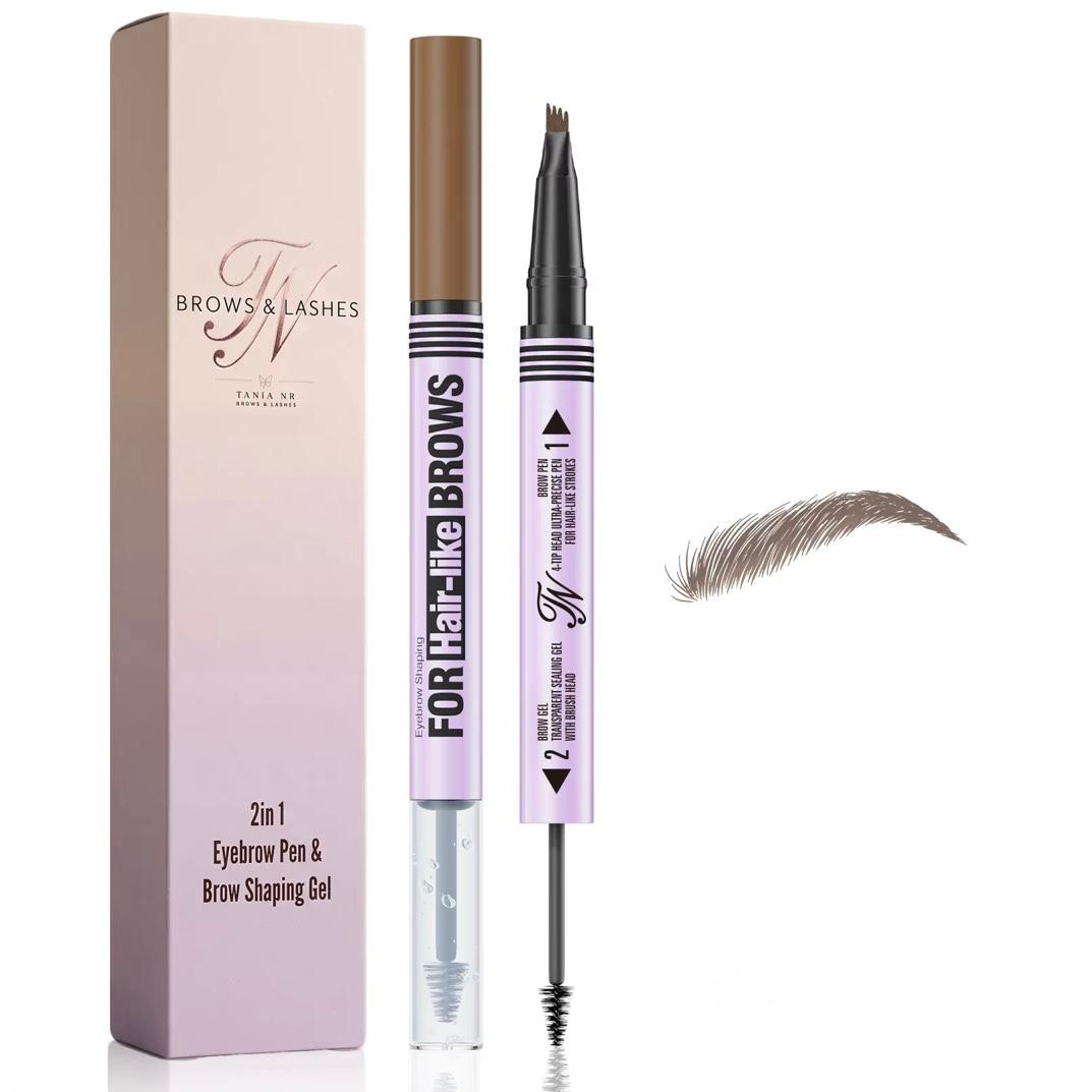 Eyebrow Pen & Gel (2 in 1)