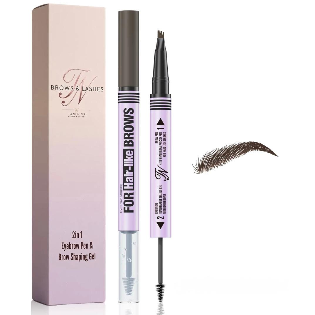 Eyebrow Pen & Gel (2 in 1)