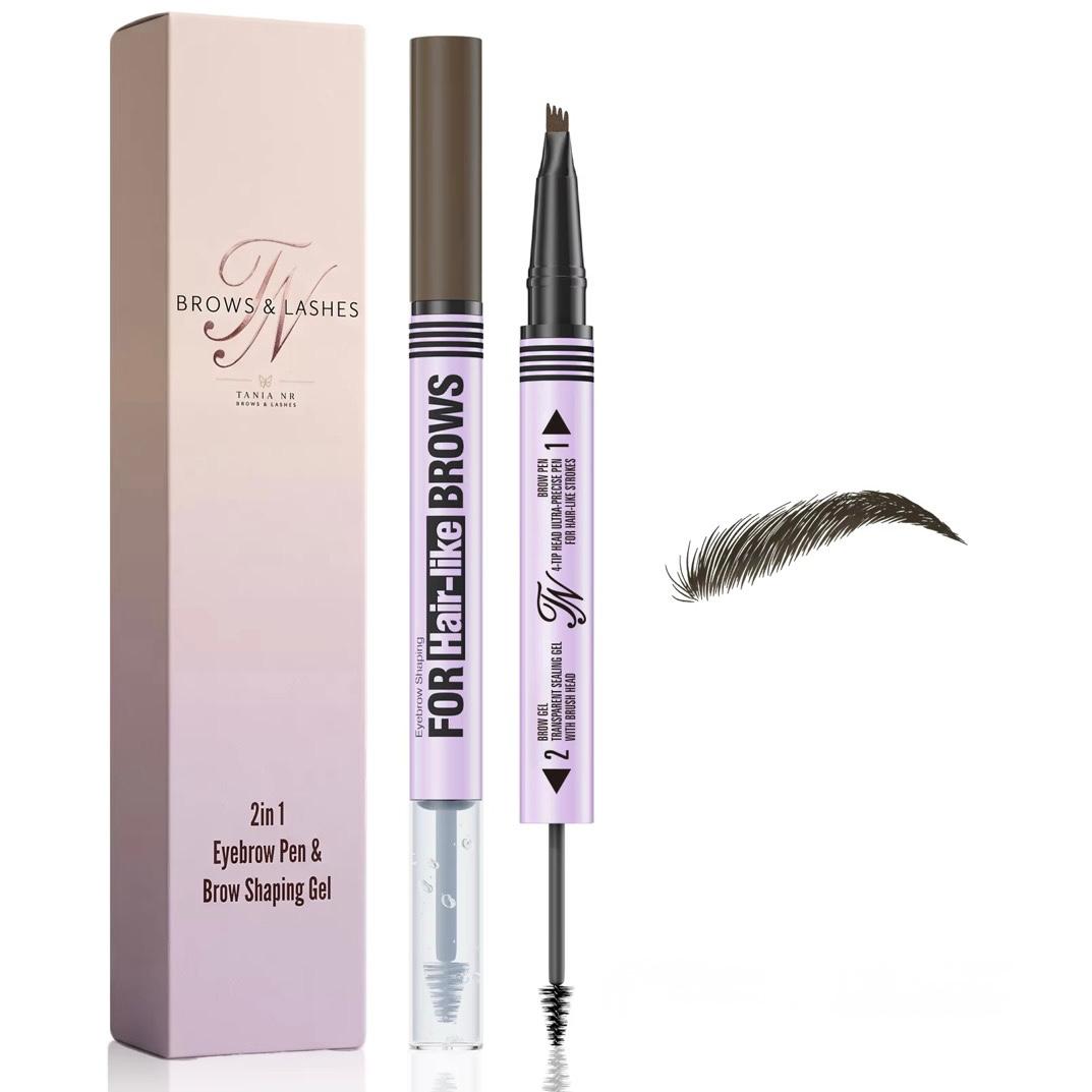 Eyebrow Pen & Gel (2 in 1)